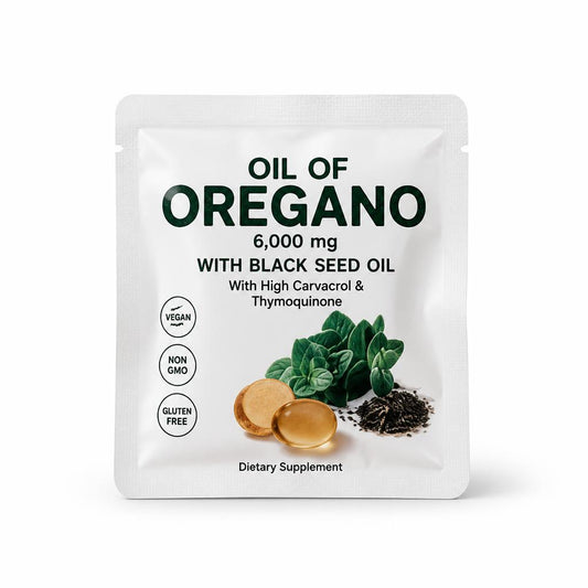 Oil of Oregano 6000 mg with Black Seed Oil